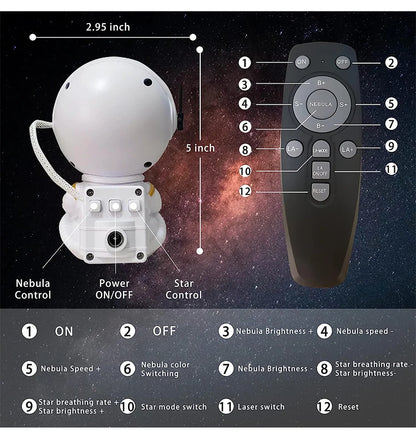 Galaxy Star Astronaut Projector